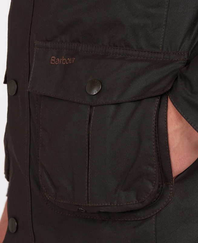 Barbour Corbridge Men's Waxed Jackets Black | PVYU-28975
