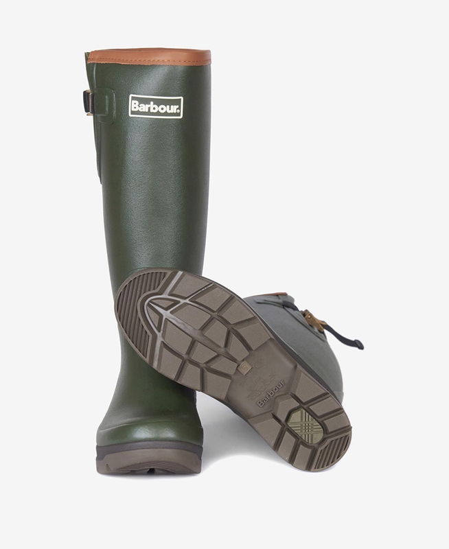 Barbour Womens Tempest Women's Boots Olive | XPSE-15470