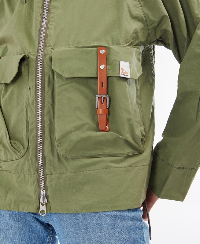 Barbour x Ally Capellino Tip Women's Casual Jackets Green | ZGHT-93215